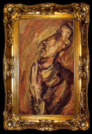 framed  Chaim Soutine The Man in Prayer, ta009-2